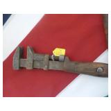 L. Coes Adjustable Monkey Wrench