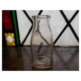 Farmers Dairy Half Pint Milk Bottle 6"