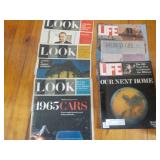 6 Magazines Life, Look, American Girl