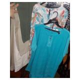Ladies Tops, Khakis Tops XL, Pants 12 and 14