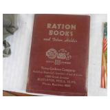 1942/42 Ration Books and Token Holder