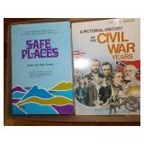 Civil War book, etc.