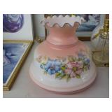 Painted Glass Shade 18x12 1/2"