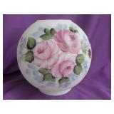 Painted Glass Shade 8x8"