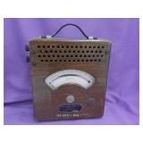 Seston Elec. Model 155 volt reader wood case