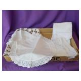 Needlework Table Coverings, Etc.