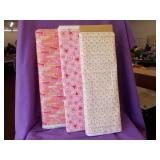 Bolts of cotton material