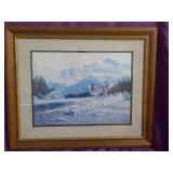 M Mansanares Print 23x19"