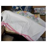 2 Lge Crochet Bolster Covers