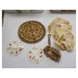 Vintage beaded, etc. items