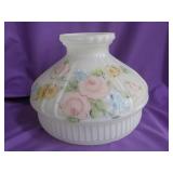 Painted Glass Shade 12x9"