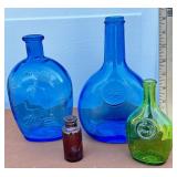 Nice Bottle Set of 4 See Embossed Markings