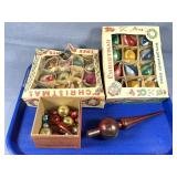 Early Christmass Boxed Ornaments & Loose