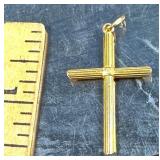 14K Cross Pendant 1.54g