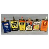 Vintage Group Oiler Cans Nice Advertising Lot