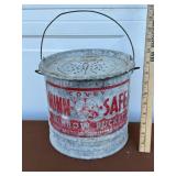 Vintage Minnow Bucket 1950