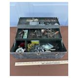 Vintage Fishing Tackle Box w/Contents