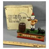 Cast Iron Mechanical Clown Bank Reproduction MIB