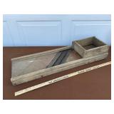 Antique Cabbage Slicer W/Label