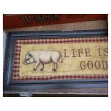 Life is Good plaque