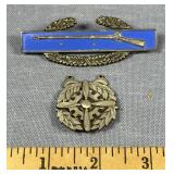 Vintage Sterling Military Medals 41.96 Grams of