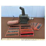 Antique Magic Lantern Projector w/Slides Untested