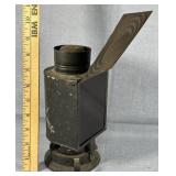 Early Lantern - Nautical? Amber & Red Glass