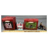 (2) Boxed Xmas Ornaments See Photos for details