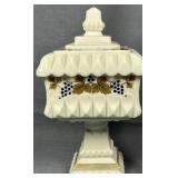 Victorian Milk Glass Compote No Damage - Nice!