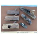 (6) Vintage Hand Planing Tools Each Appears