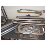 Assorted pulleys etc.