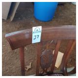SET OF 4 WOODEN CHAIRS