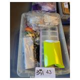TOTE OF MISC. COSTUME JEWELRY