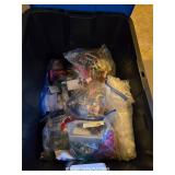 TOTE OF MISC. COSTUME JEWELRY