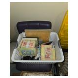 GROUP OF MISC. ITEMS AND CHAIR