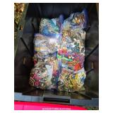 TUB OF COSTUME JEWELRY