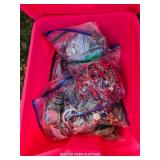 TUB OF COSTUME JEWELRY