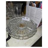 GLASS CAKE PLATE