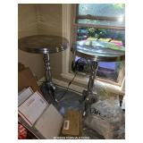 PAIR OF BISTRO TABLES
