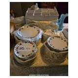 PORSGRUNO NORWAY SET OF CHINA DISHWARE