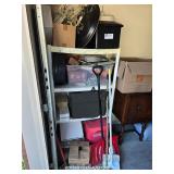 SHELF AND ALL CONTENTS