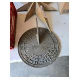 SUN DIAL AND STAR BURST ITEMS