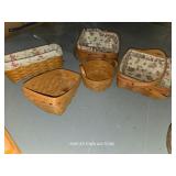 COLLECTION OF LONGABERGER BASKETS