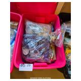 TOTE OF MISC. COSTUME JEWELRY