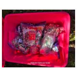 TUB OF COSTUME JEWELRY