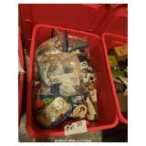 TOTE OF MISC. COSTUME JEWELRY