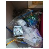TOTE OF MISC. COSTUME JEWELRY