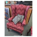 TWO QUEEN ANNE STYLE CHAIRS