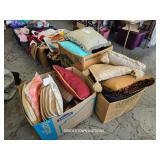 LARGE GROUP OF PILLOWS