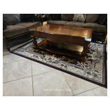 BEAUTIFUL COFFEE TABLE AND AREA RUG BEAUTIFUL COFFEE TABLE AND AREA RUG